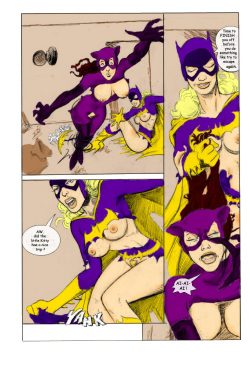 [SatyQ] Batgirl VS Catwoman (Batman) page 7