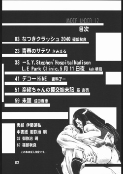 (C68) [AXZ (Various)] UNDER BLUE 12 (My-HiME) page 3