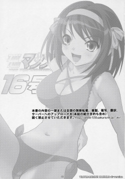 (C70) [TIMTIM MACHINE (Kazuma G-Version)] TIMTIM MACHINE 16 (The Melancholy of Haruhi Suzumiya) page 2