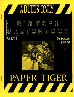 [Paper Tiger] Big Toys Sketchbook page 1
