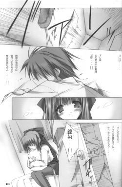 (CR29) [ZiP (HIRORIN, Moekibara Fumitake)] Tsuki no Mabuta (Kao no nai Tsuki) page 8