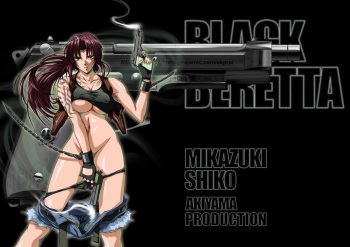 [Akiyama Kougyou] BLACK BERETTA (Black Lagoon) cover