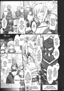[UDON-YA (Kizuki Aruchu, ZAN)] Monhan no Erohon 4+G (Monster Hunter) [English] [SaHa] page 10
