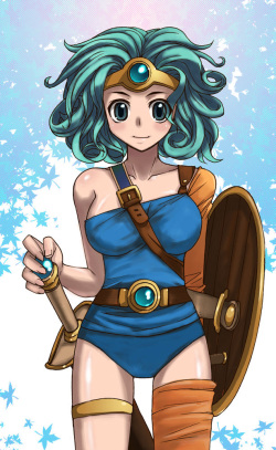 [Majokko Youheidan] Onna Yuusha-san CG Shuu (Dragon Quest IV) page 2