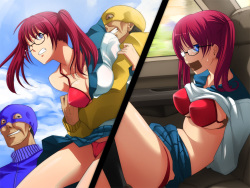 [Nightmare Express -Akumu no Takuhaibin-] Yokubou Kaiki Dai 255 Shou - Air Rape Stalking Goukanma ni Nerawareta Noyamano Ringo jou - (Air Gear) page 3