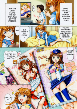 [Shimekiri Sanpunmae (Tukimi Daifuku)] Ecchi na Cosplay Asuka o Meshiagare (Neon Genesis Evangelion) [English] =LWB= page 7
