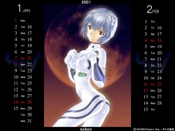 2001 Neon Genesis Evangelion Calander version 1