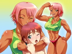 [Bonnou Honpo] Beach-ku Volley ~Massive to Miniskirt to Sperma~ page 6