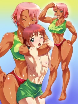 [Bonnou Honpo] Beach-ku Volley ~Massive to Miniskirt to Sperma~ page 8