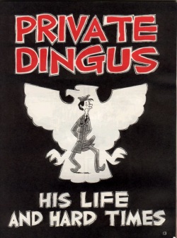 Private Dingus - His Life and Hard Times