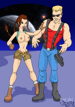Lara Croft & Duke Nukem