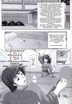[Turning Point (Uehiro)] Harukyon no Ecchi Hon 5 (The Melancholy of Haruhi Suzumiya) [French] page 4