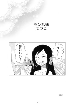 (C78) [Shungabu (Kantamaki Yui)] Tsun na Imouto Tetsuko (Kashikoi Ken Rilienthal) page 2