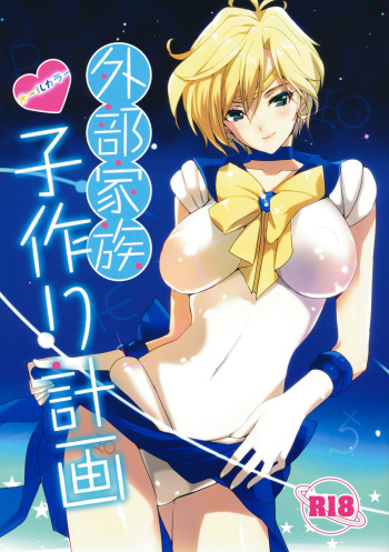 (C80) [ROUTE1 (Taira Tsukune)] Gaibu Kazoku Kozukuri Keikaku (Bishoujo Senshi Sailor Moon) cover