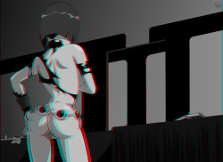 Anaglyph 3D Girls - Teen Titans page 9