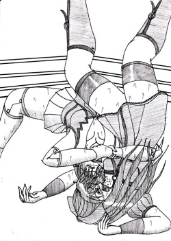 Anime Female Wrestling page 3