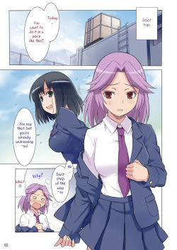 (C77) [Deisui Oukoku (Maruto!)] Kaju x Momo Tsukan no Hon (Saki) (English) page 2