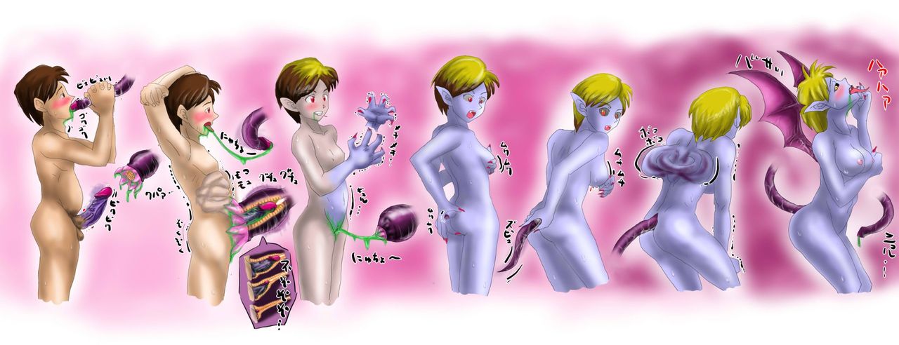 Male to female transformation hentai