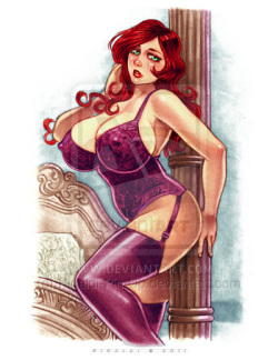 VICTOR RINALDI ART - Huge Tits drawings #14 page 4