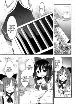 (C77) [Nounai Kanojo (Kishiri Toworu)] Haku Urara Jinja no Reimu-san (Touhou Project) [Korean] page 5