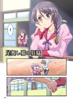 [Joukitei (Urase Shioji)] O-nashi Neko no Kyousou (Bakemonogatari) [Russian] [Digital] page 3