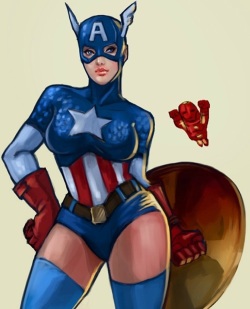 Female versions of the superheroes page 2