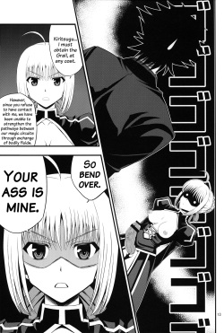 (C82) [SKUG (BUSHI)] Saber ni Chinko ga Haeru Hon | Saber Grew a Dick (Fate/Zero) [English] =SW= page 10