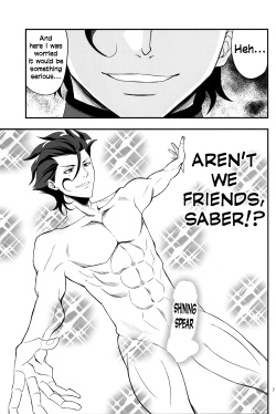 (C82) [SKUG (BUSHI)] Saber ni Chinko ga Haeru Hon | Saber Grew a Dick (Fate/Zero) [English] =SW= page 5