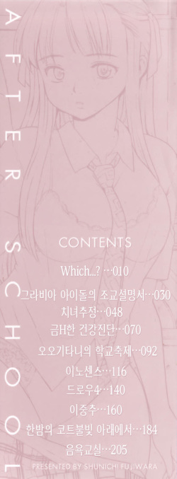 [Fujiwara Shunichi] After School [Korean] page 4