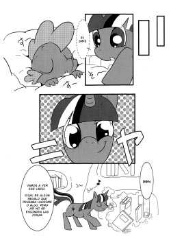 (Kemoket 2) [Kyou no Keiro (Pukkun)] Mayonaka no Mahou (My Little Pony: Friendship Is Magic) [Spanish] [LKNOFansub] page 4