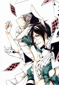 (C78) [Pink Kitten (Various)] Psychedelic Party (Black Butler) page 2