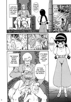 (C53) [Rat Tail (Irie Yamazaki)] Tenkuu-jou no Paradox | Sky Castle's Paradox (TAIL-MEN HAYAO MIYAZAKI BOOK) (Laputa Castle in the Sky) [English] [Fated Circle] page 2