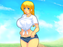 [Iinari Bijin] Blond Daisuki! -Tonari no SEXY Oneesan wa fucking Bitch- page 2