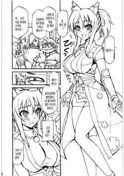 (C80) [Chou Yutori Kyouiku (Aitsu)] Kemomimi (DOG DAYS) [Korean] [미쿠다요] page 8