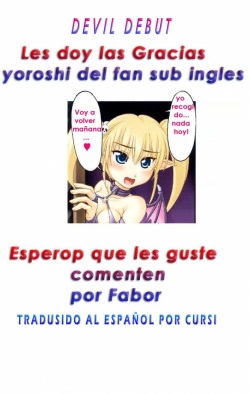 [Kagehara hanzou] Devil debut [Spanish] page 1