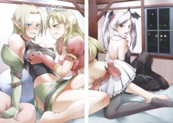 [Myrage × Hiru Okita] Princess Reversi‼ Kousakusuru Biki to Maki page 6