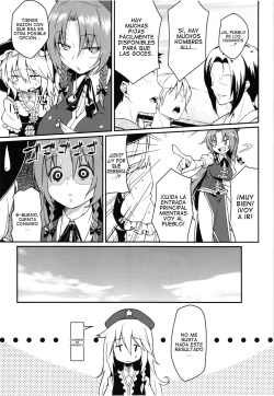 (C83) [Hirojuu Renshuuchou (Hiroya)] Monban? Sonna Koto yori S*X da!! (Touhou Project) [Spanish] page 7