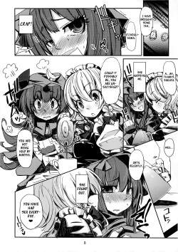 (Akatsuki no Utage 4) [Tokyo Glider (Ura Dramatic)] Murasaki no Bara ga Somaru | Staining the Violet Rose (Touhou Project) [English] [XCX Scans] page 7