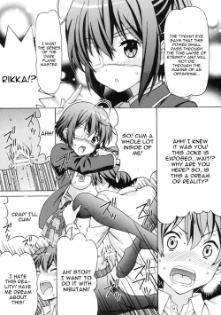 [Shimekiri Sanpunmae (Tukimi Daifuku)] Chuunibyou no Ko Tachi ni Nama Nakadashi Hamemakuri Zanmai (Chuunibyou Demo Koi ga Shitai) [English] [CGrascal] page 9