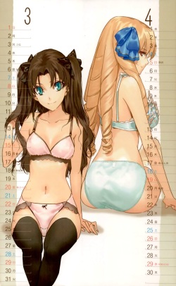 2009 Type-Moon Calendar [Moriisan-Tokono] page 3