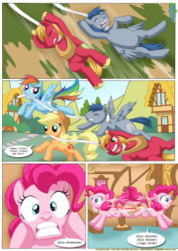 [Palcomix] Pinky's Porntastic Party | La Fiesta Porfantastica De Pinky (My Little Pony: Friendship is Magic) [Spanish] [LKNOFansub] page 3