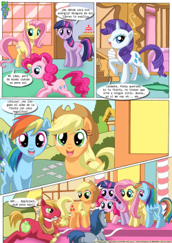 [Palcomix] Pinky's Porntastic Party | La Fiesta Porfantastica De Pinky (My Little Pony: Friendship is Magic) [Spanish] [LKNOFansub] page 4