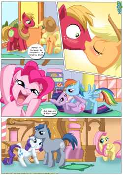 [Palcomix] Pinky's Porntastic Party | La Fiesta Porfantastica De Pinky (My Little Pony: Friendship is Magic) [Spanish] [LKNOFansub] page 5