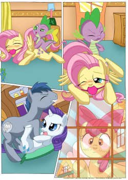 [Palcomix] Pinky's Porntastic Party | La Fiesta Porfantastica De Pinky (My Little Pony: Friendship is Magic) [Spanish] [LKNOFansub] page 7