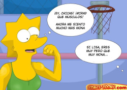 [Comics Toons] Lesbian Orgy At The School Gym | Orgia Lesbica En El Gimnasio Del Instituto (The Simpsons) [Spanish] [LKNOFansub] page 2