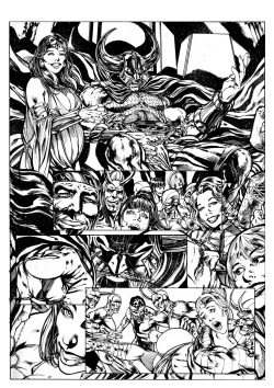 Wonder Woman vs Warlord Part 3 (Black and White) page 2