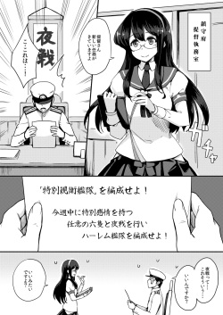 [Beni Murasaki (Benimura Karu)] Harem Kantai o Hensei seyo! (Kantai Collection -KanColle-) [Digital] page 2