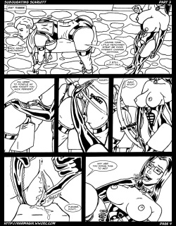 [Karmagik] Subjugating Scarlett (G.I.Joe) [In Progress] [Black and White] page 10
