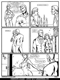 [Karmagik] Subjugating Scarlett (G.I.Joe) [In Progress] [Black and White] page 1