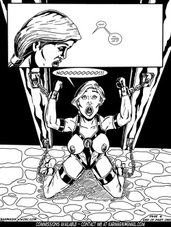 [Karmagik] Subjugating Scarlett (G.I.Joe) [In Progress] [Black and White] page 6